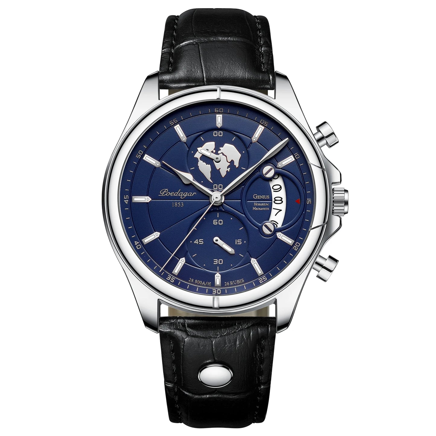 The Voyager Chronograph — Genuine Leather