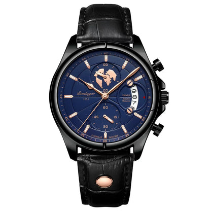 The Voyager Chronograph — Genuine Leather