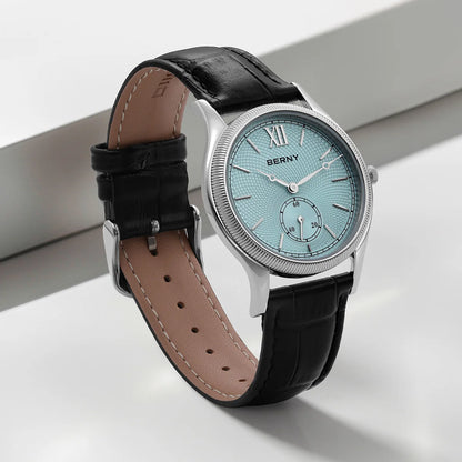 The Meridian Watch — Stainless Steel &amp; Genuine Leather