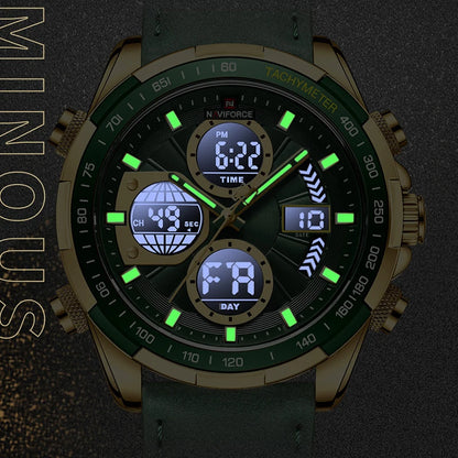 The Field Chronograph — Genuine Leather &amp; Japanese Movement