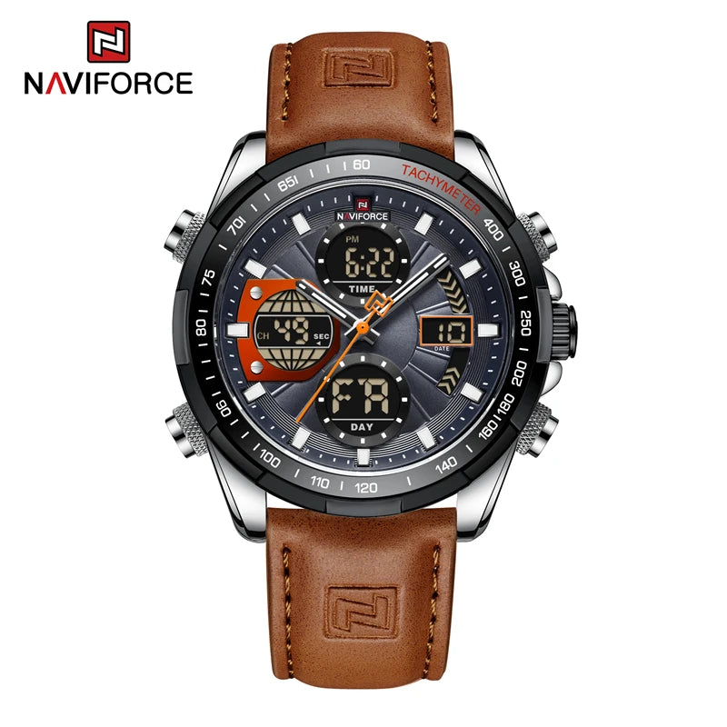 The Field Chronograph — Genuine Leather &amp; Japanese Movement