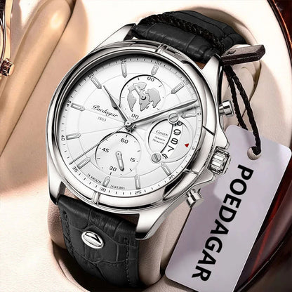 The Voyager Chronograph — Genuine Leather