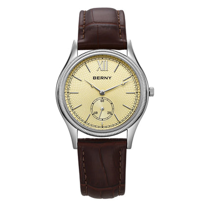 The Meridian Watch — Stainless Steel &amp; Genuine Leather
