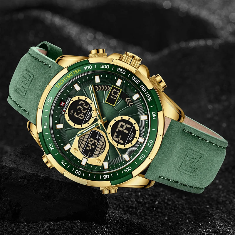The Field Chronograph — Genuine Leather &amp; Japanese Movement