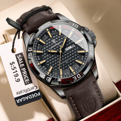 The Reef Watch — Genuine Leather, 30M Water Resistant