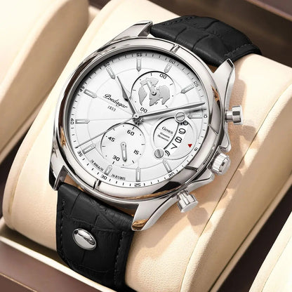 The Voyager Chronograph — Genuine Leather