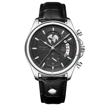 The Voyager Chronograph — Genuine Leather