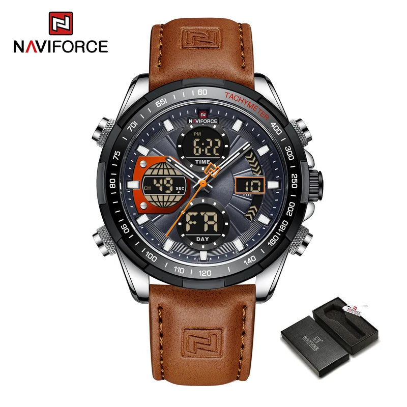 The Field Chronograph — Genuine Leather &amp; Japanese Movement