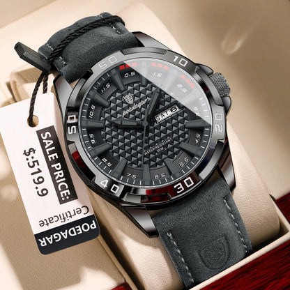 The Reef Watch — Genuine Leather, 30M Water Resistant
