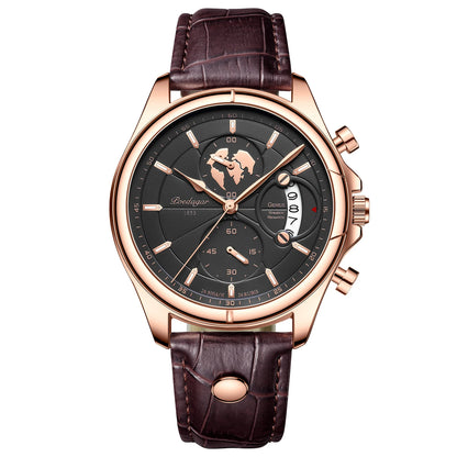 The Voyager Chronograph — Genuine Leather