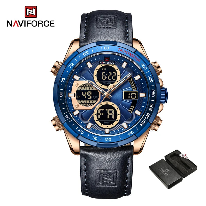 The Field Chronograph — Genuine Leather &amp; Japanese Movement