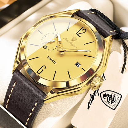 The Facet Watch — Genuine Leather