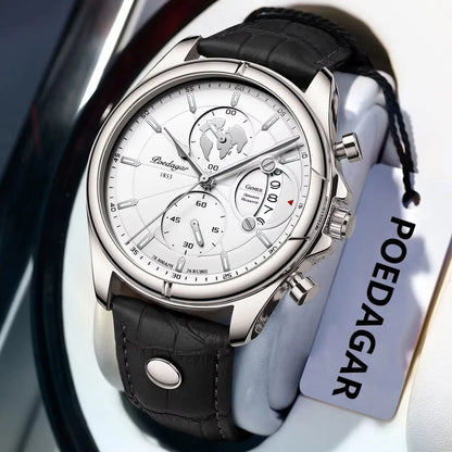 The Voyager Chronograph — Genuine Leather