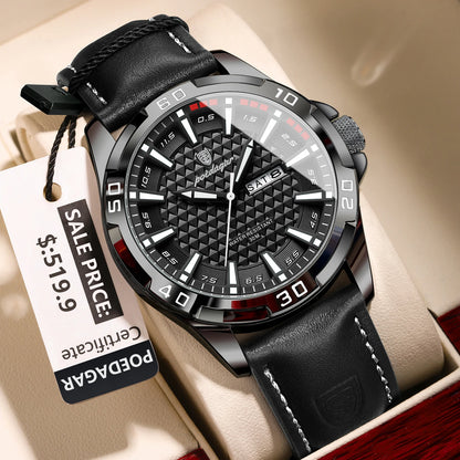 The Reef Watch — Genuine Leather, 30M Water Resistant