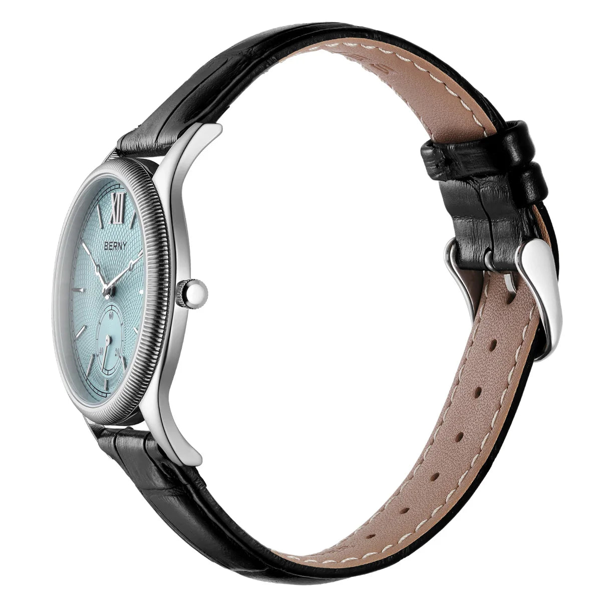 The Meridian Watch — Stainless Steel &amp; Genuine Leather