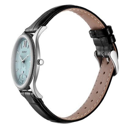 The Meridian Watch — Stainless Steel &amp; Genuine Leather