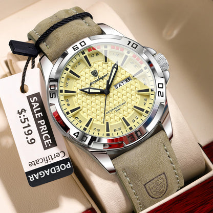 The Reef Watch — Genuine Leather, 30M Water Resistant