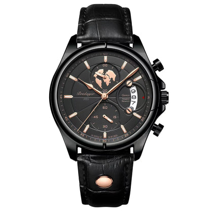 The Voyager Chronograph — Genuine Leather