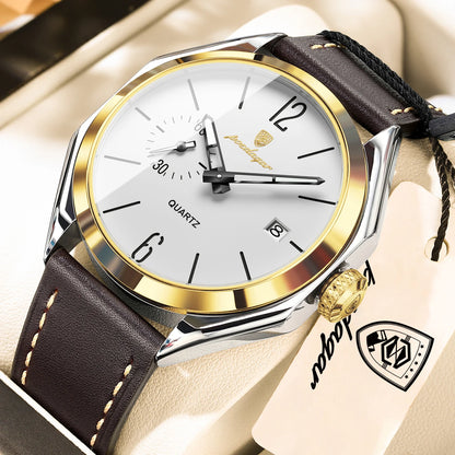 The Facet Watch — Genuine Leather