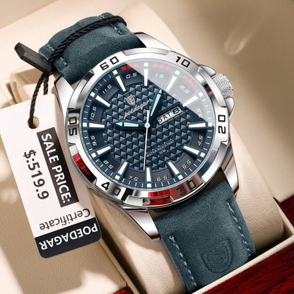 The Reef Watch — Genuine Leather, 30M Water Resistant