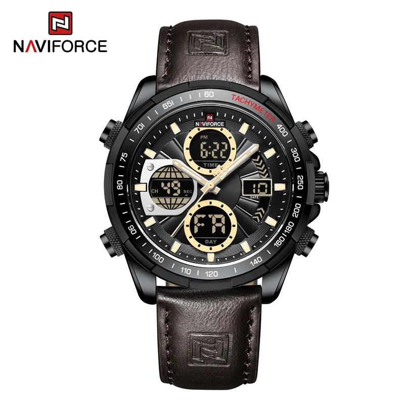 The Field Chronograph — Genuine Leather &amp; Japanese Movement