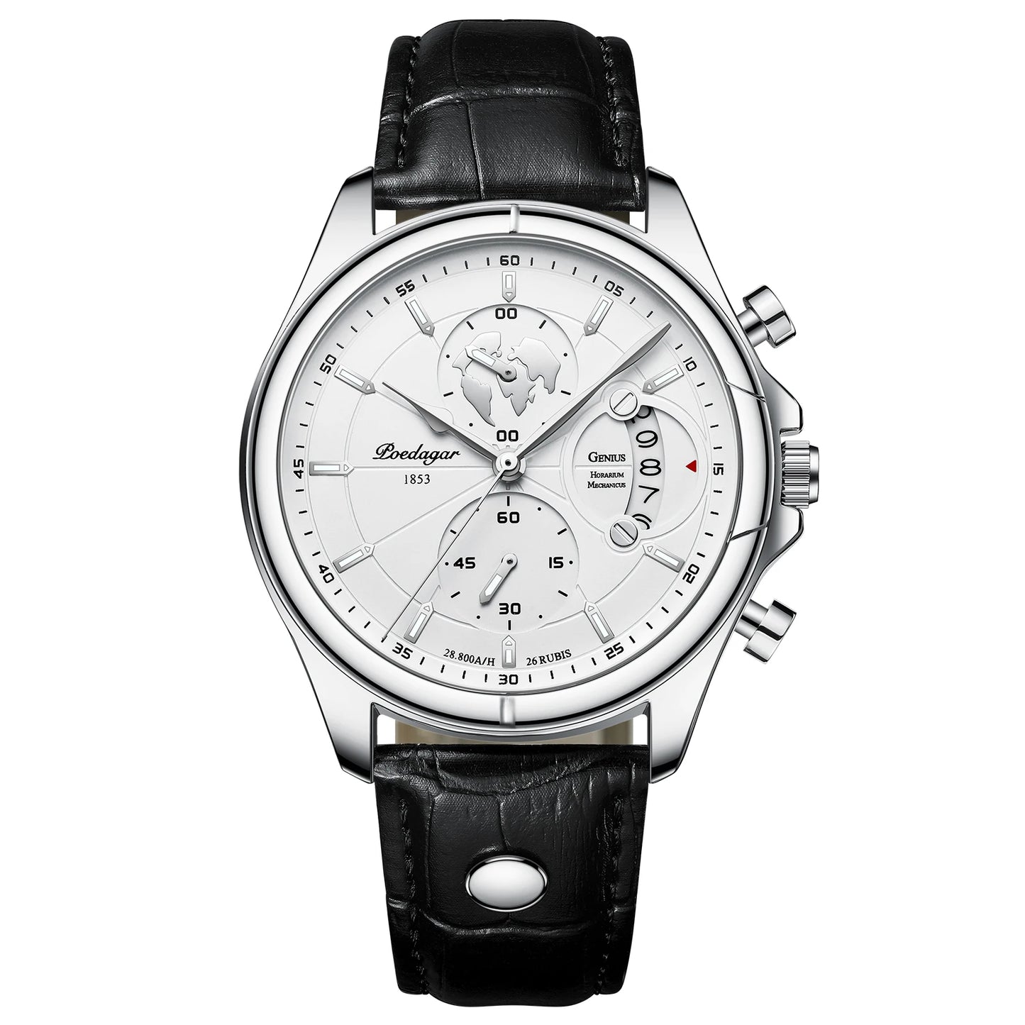 The Voyager Chronograph — Genuine Leather