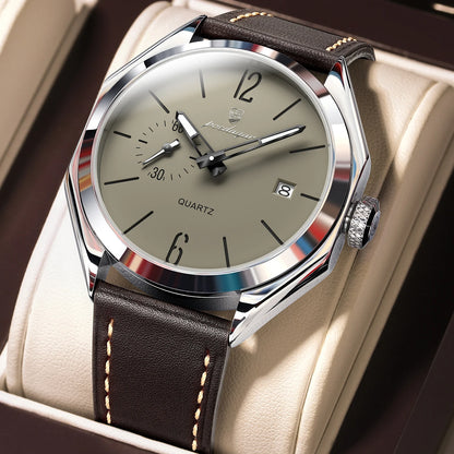 The Facet Watch — Genuine Leather