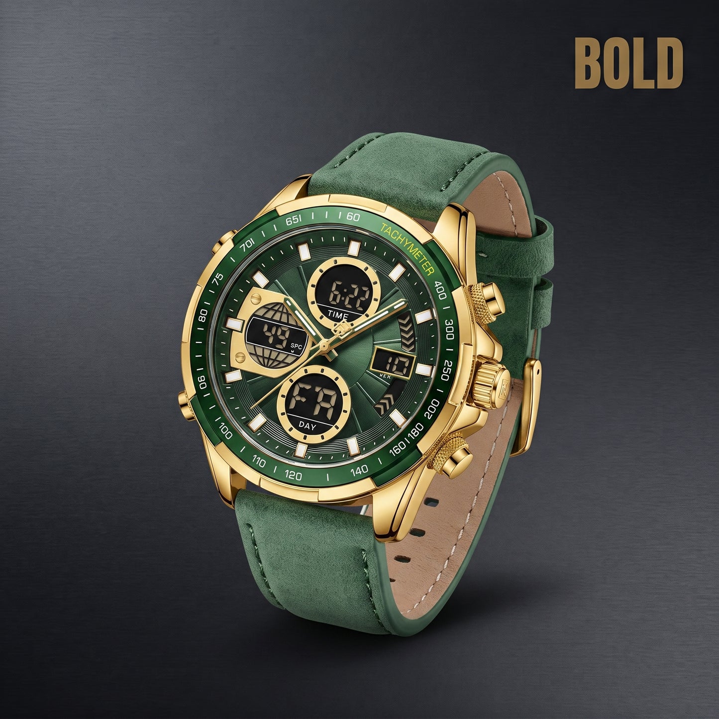 The Field Chronograph — Genuine Leather &amp; Japanese Movement