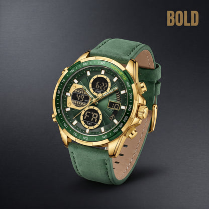 The Field Chronograph — Genuine Leather &amp; Japanese Movement