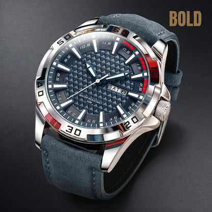 The Reef Watch — Genuine Leather, 30M Water Resistant