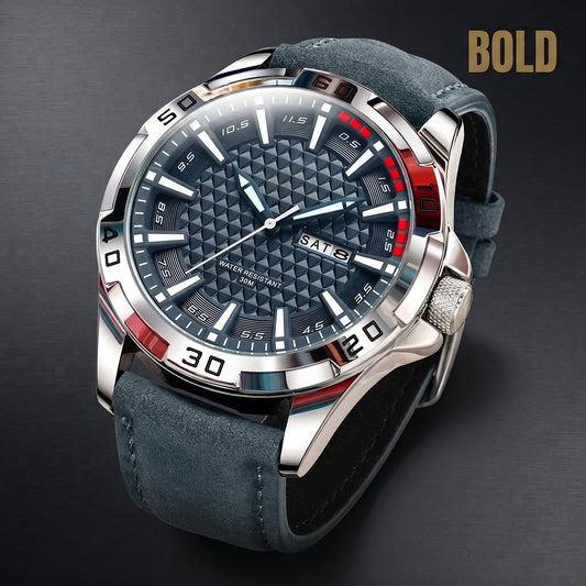 The Reef Watch — Genuine Leather, 30M Water Resistant